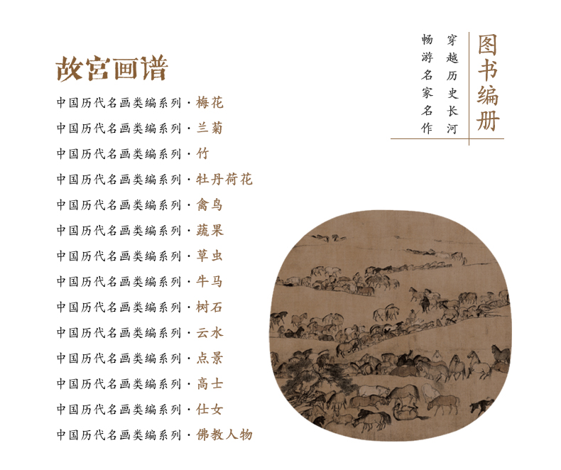 故宫画谱-中国历代名画类编系列》(全套共14册)
